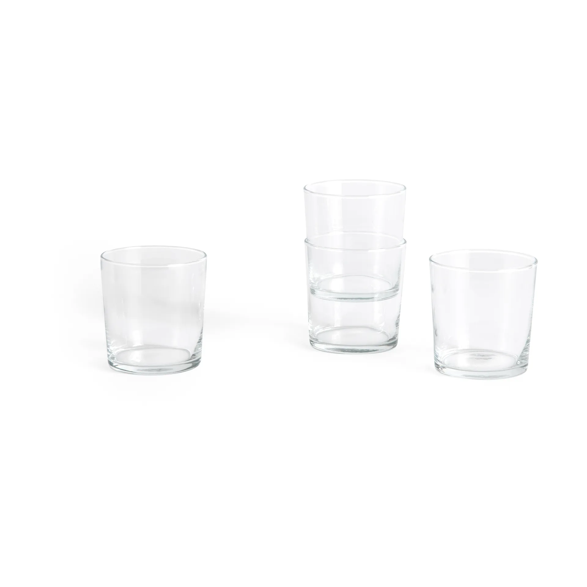 Glass ποτήρι M 36 cl 4-pack, Διαφανές HAY