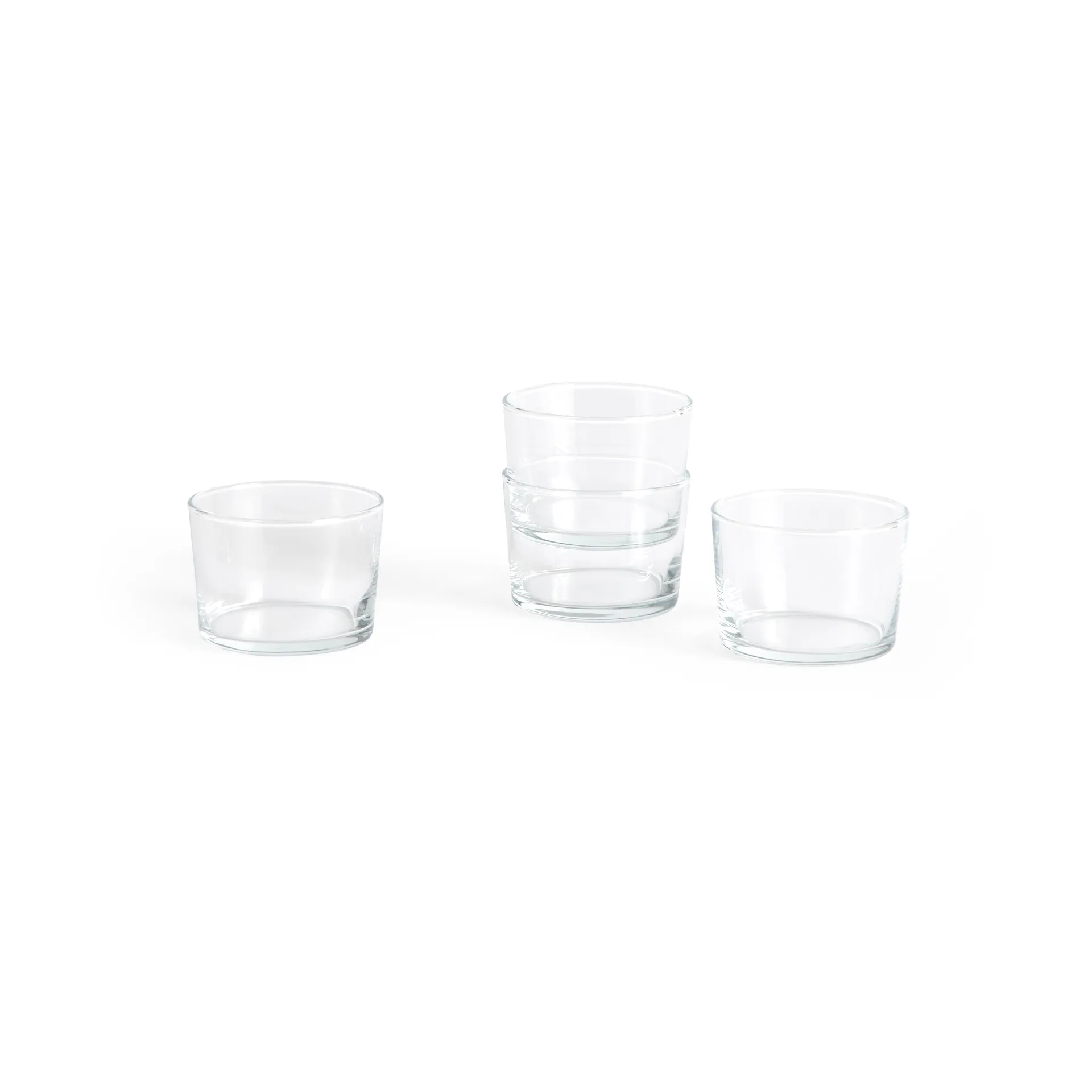 Glass ποτήρι S 22 cl 4-pack, Διαφανές HAY