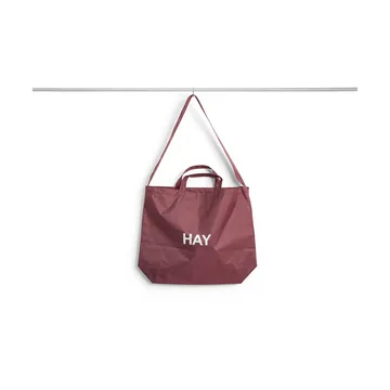 Grid Crossover Bag τσάντα medium - Burgundy, medium - HAY