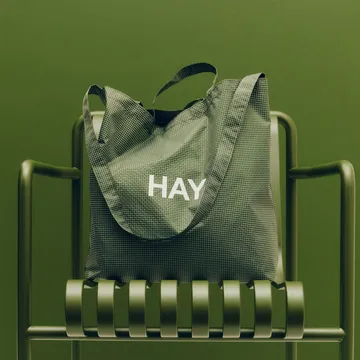 Grid Crossover Bag τσάντα medium - Dark green, medium - HAY