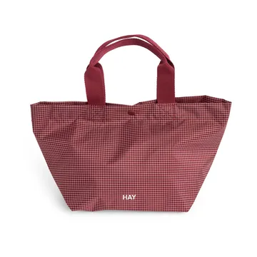 Grid Everyday Bag τσάντα - Burgundy, mini - HAY