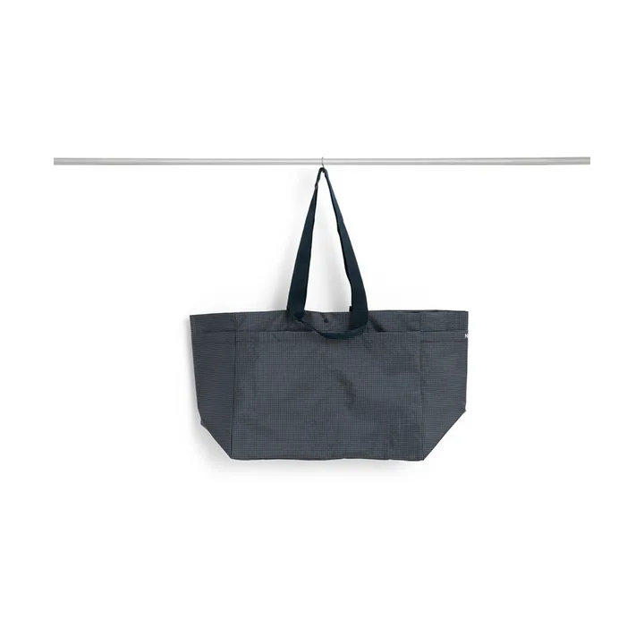 Grid Weekend Bag τσάντα - Dark blue, medium - HAY