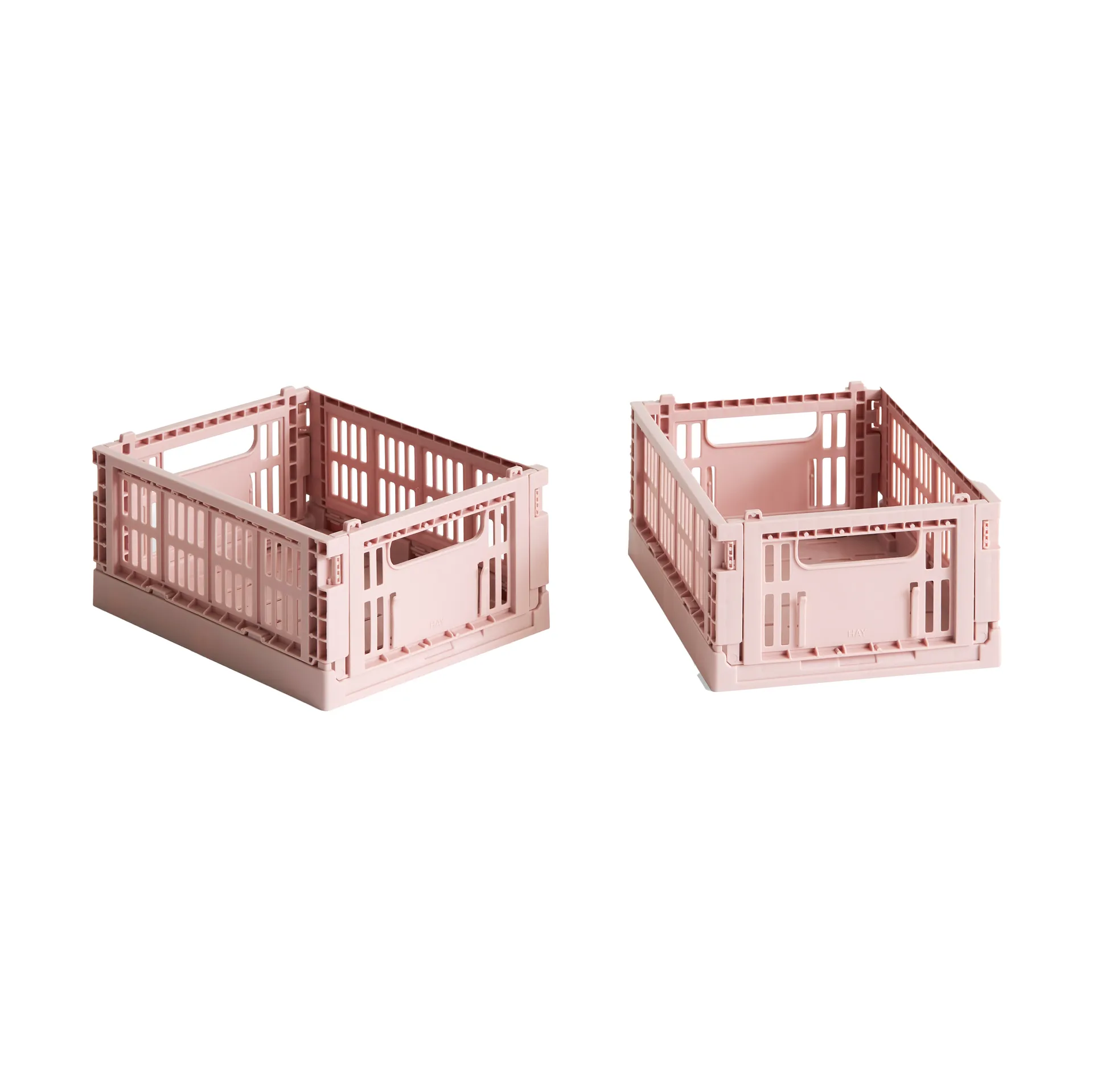 Κουτί αποθήκευσης HAY Colour Crate Mini σετ 2 τεμαχίων 13x17 cm, Blush HAY