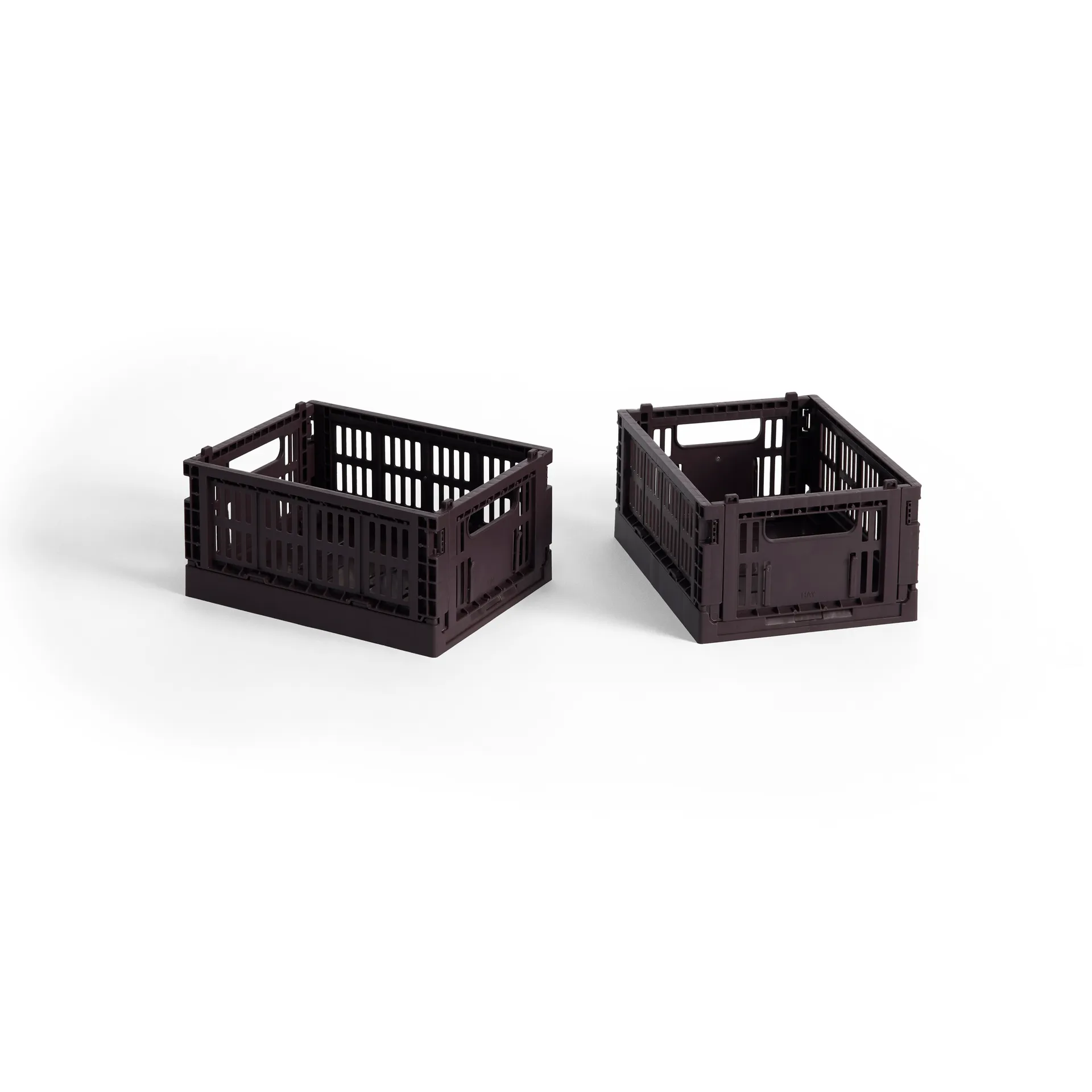 Κουτί αποθήκευσης HAY Colour Crate Mini σετ 2 τεμαχίων 13x17 cm, Bordeaux HAY