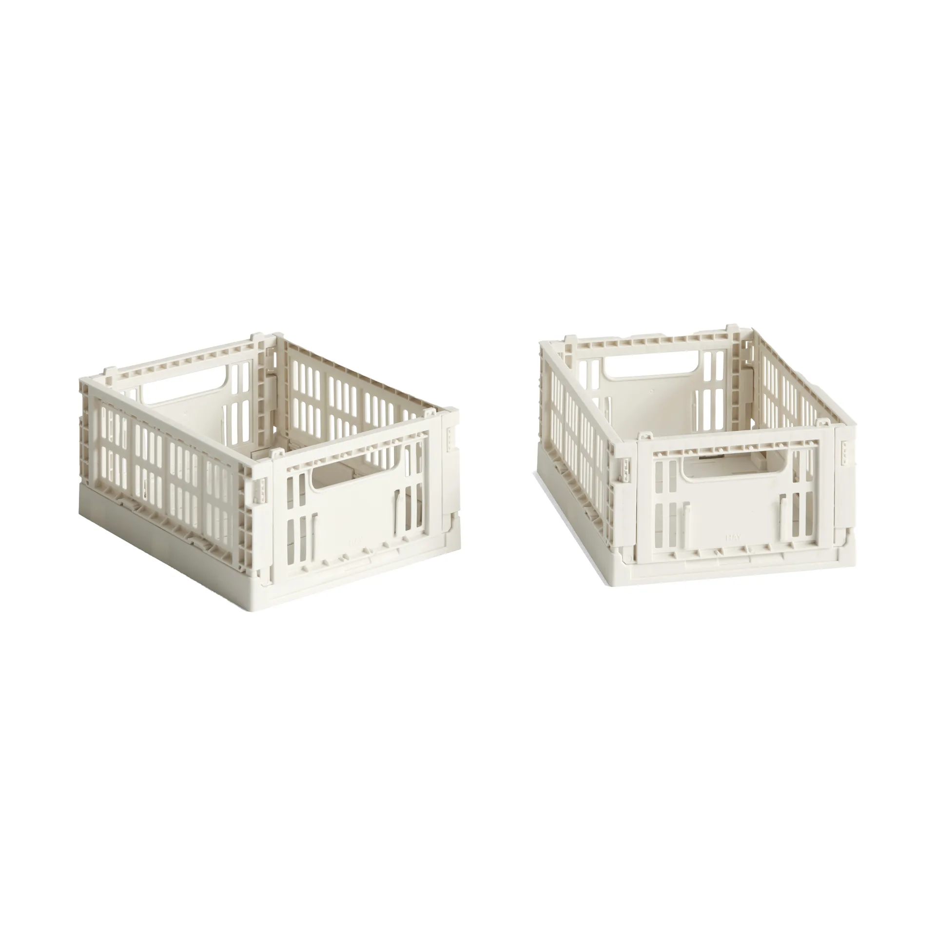Κουτί αποθήκευσης HAY Colour Crate Mini σετ 2 τεμαχίων 13x17 cm, Off white HAY