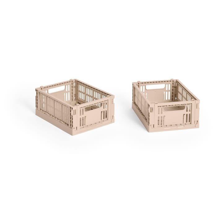 Κουτί αποθήκευσης HAY Colour Crate Mini σετ 2 τεμαχίων 13x17 cm - Powder - HAY