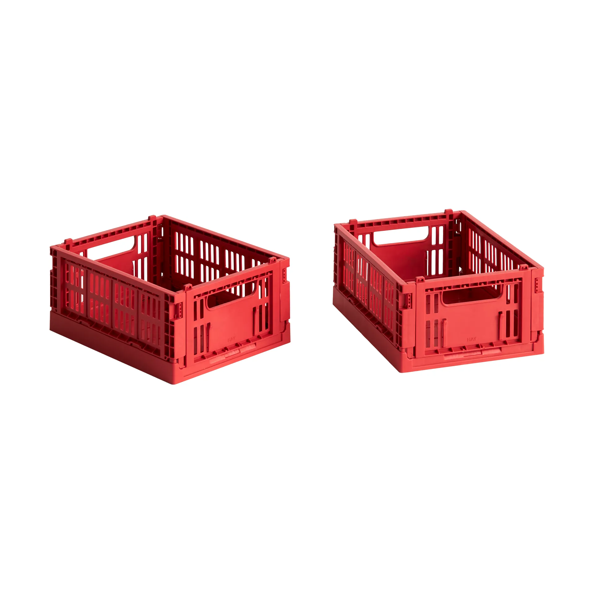 Κουτί αποθήκευσης HAY Colour Crate Mini σετ 2 τεμαχίων 13x17 cm, Red HAY
