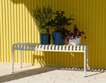 HAY Plant Pot γλάστρα με πιατάκι L Ø19 cm - Λευκό - HAY