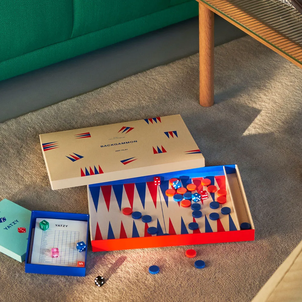 HAY PLAY παιχνίδι, offwhite, backgammon HAY