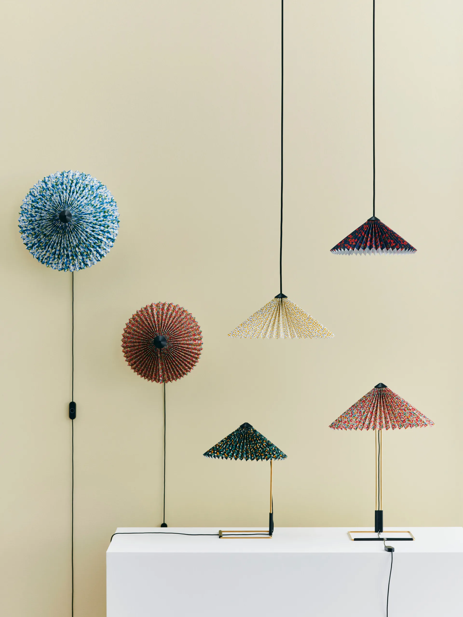 Hay x Liberty Matin pendant κρεμαστό φωτιστικό 38x38 cm, Liberty Ed HAY