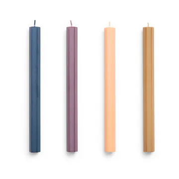 Κερί Hexagon Candle 4-pack - Dark - HAY