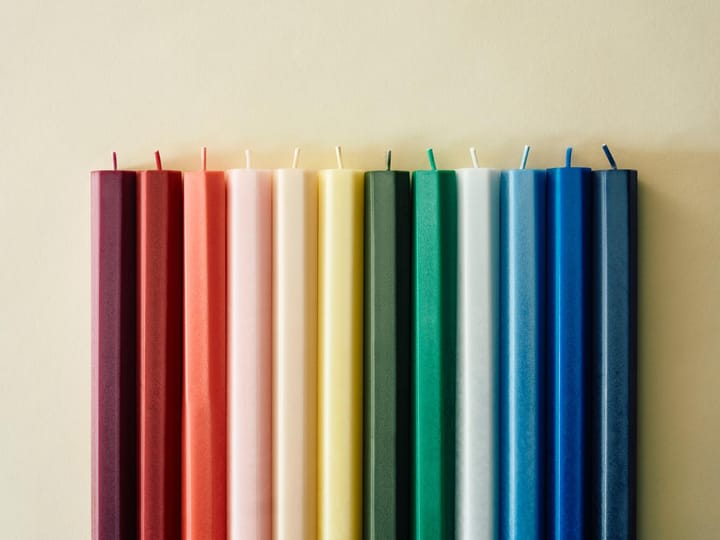 Κερί Hexagon Candle 4-pack, Pastel HAY