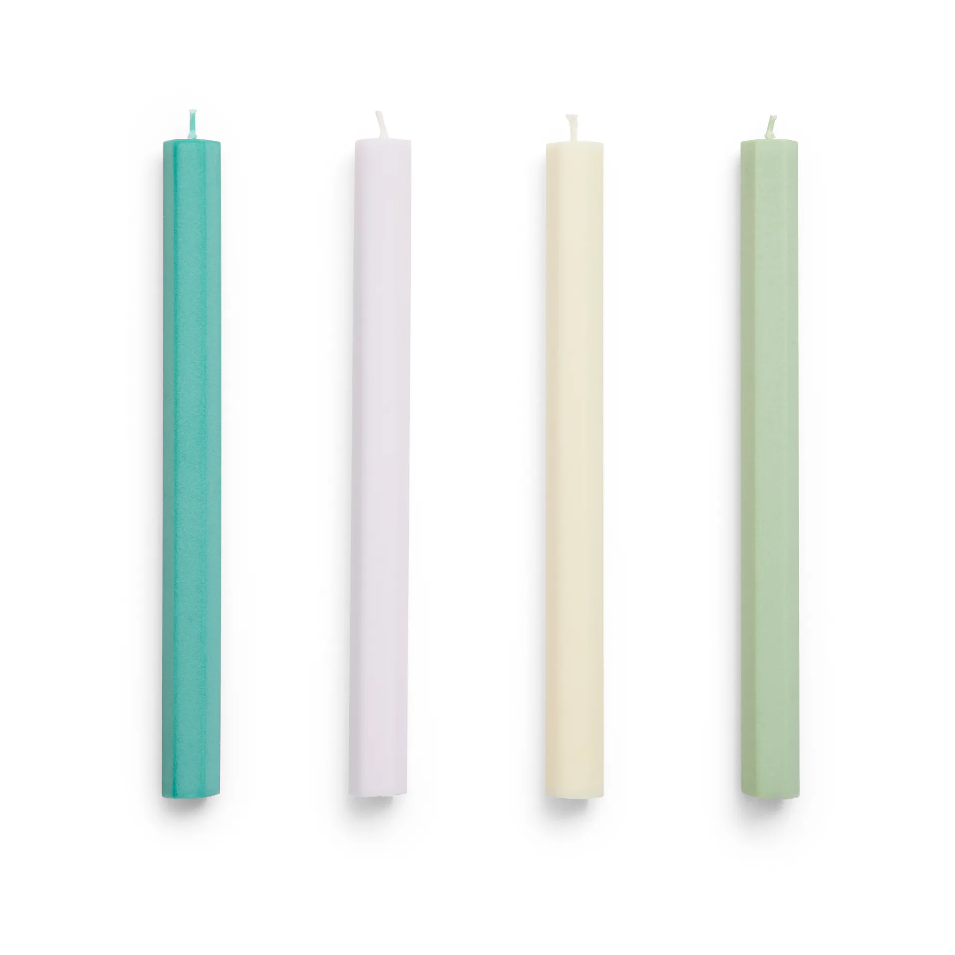 Κερί Hexagon Candle 4-pack, Pastel HAY