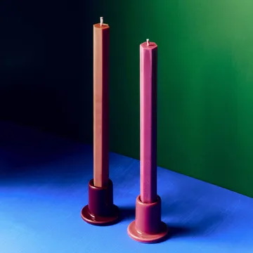 Hexagon Candle κεριά mix 4 τεμάχια - Berry - HAY