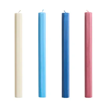 Hexagon Candle κεριά mix 4 τεμάχια - Marine - HAY