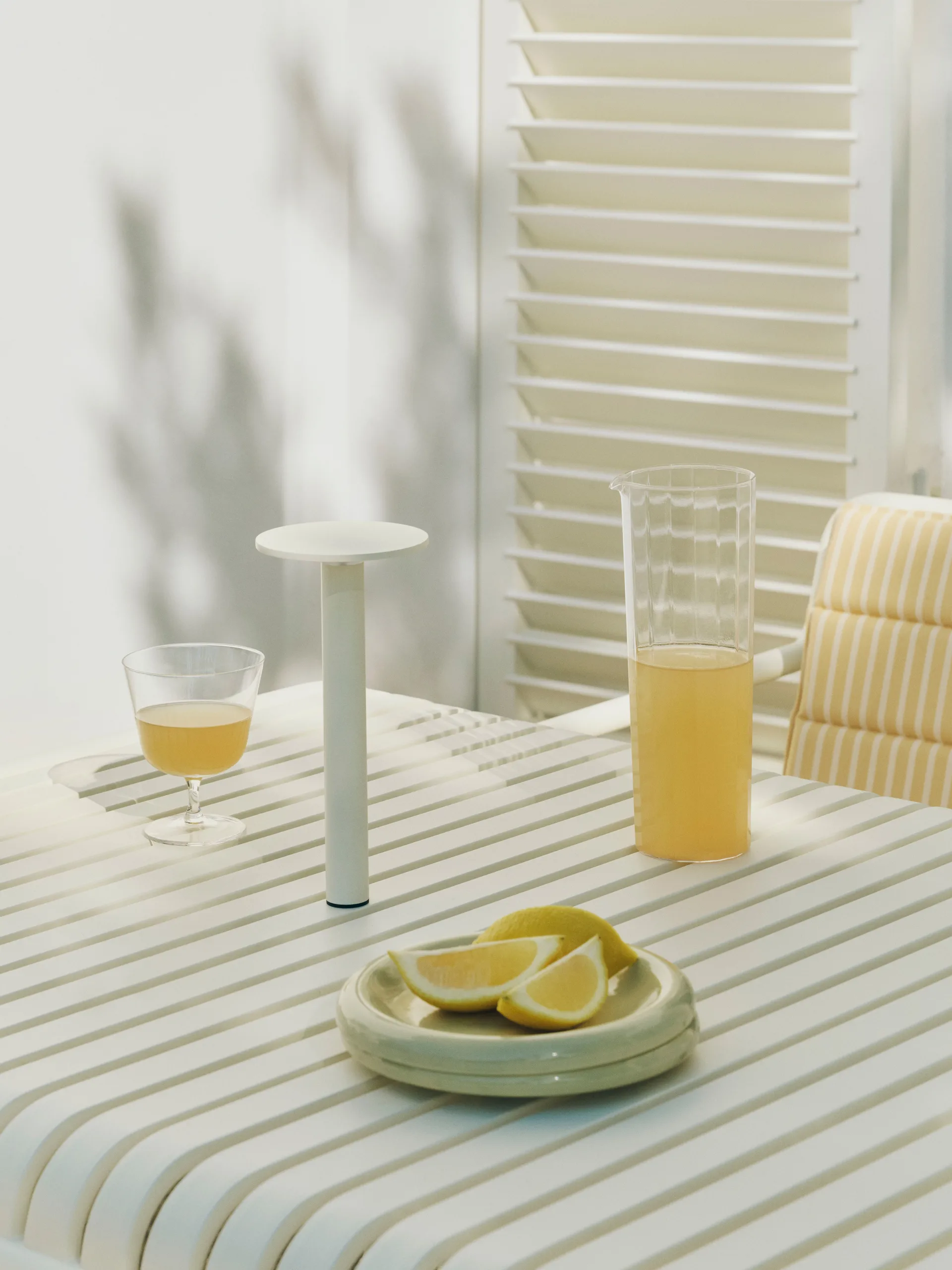 Host φορητή λάμπα, Cream white, 22 cm HAY