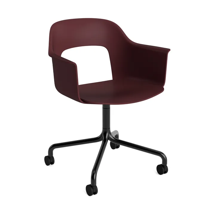 Layout Armchair 261 καρέκλα - Bordeaux-black - HAY