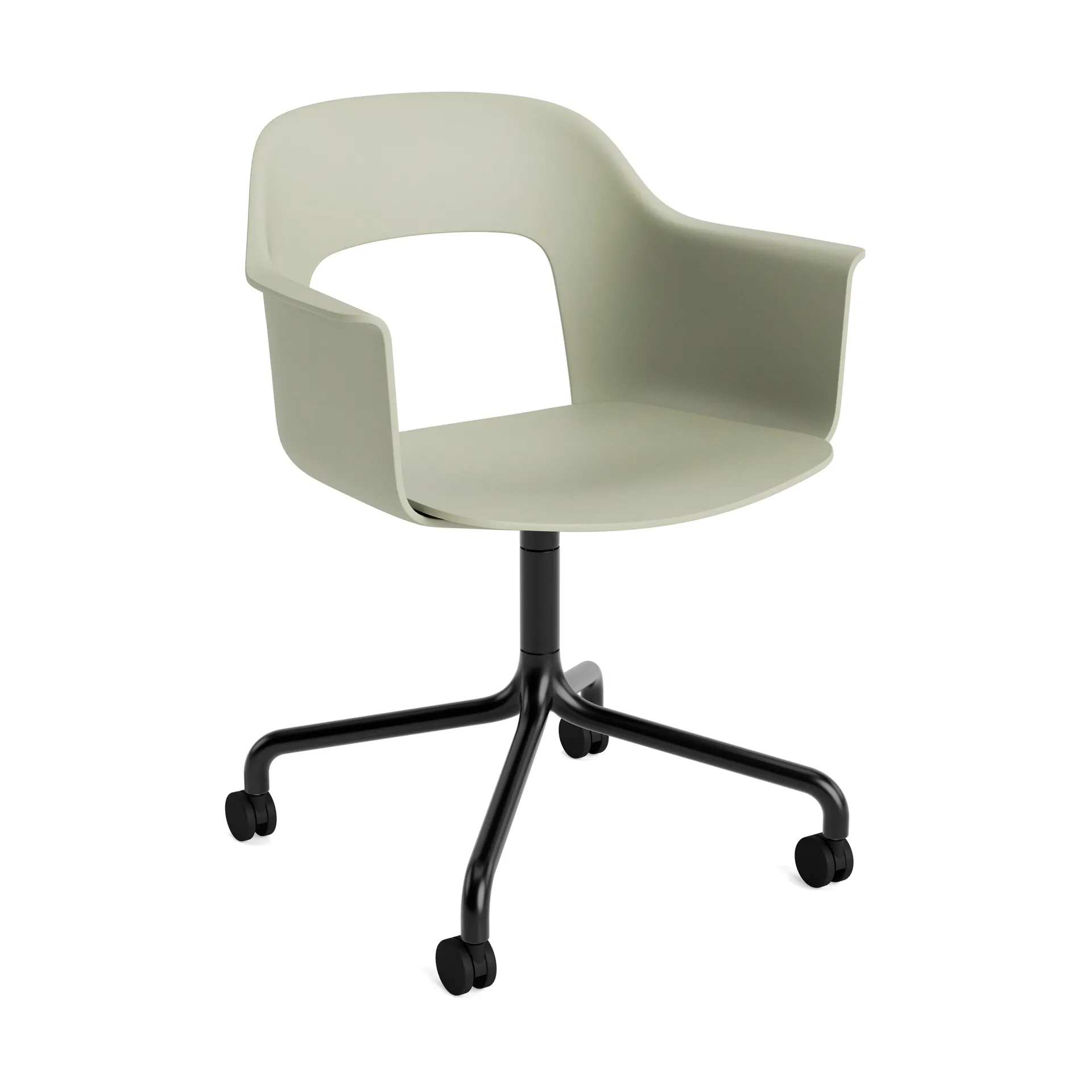 Layout Armchair 261 καρέκλα, Bottle green-black HAY
