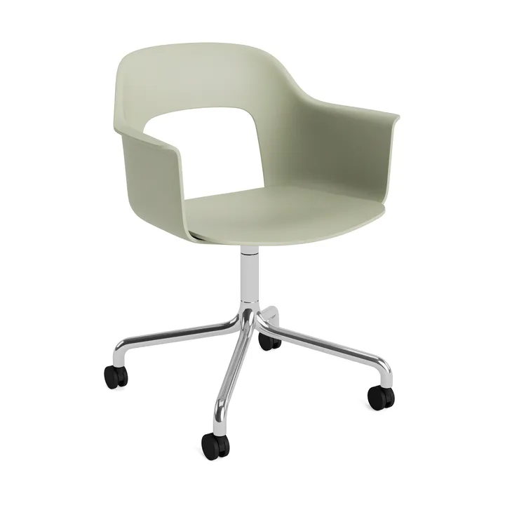 Layout Armchair 261 καρέκλα - Bottle green-polerad aluminium - HAY