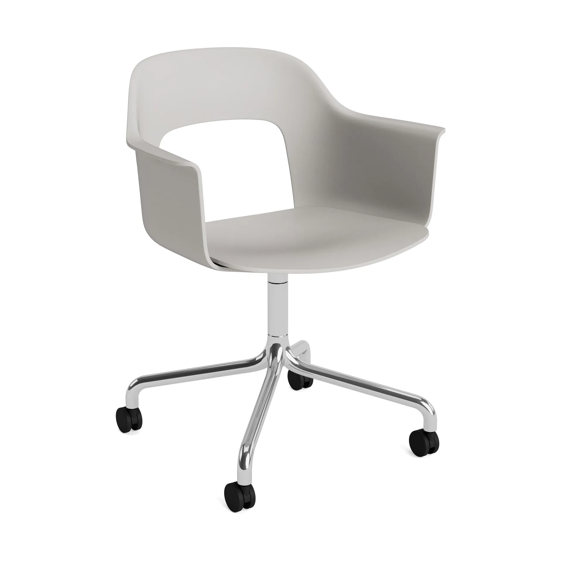 Layout Armchair 261 καρέκλα, Sky grey-polerad aluminium HAY