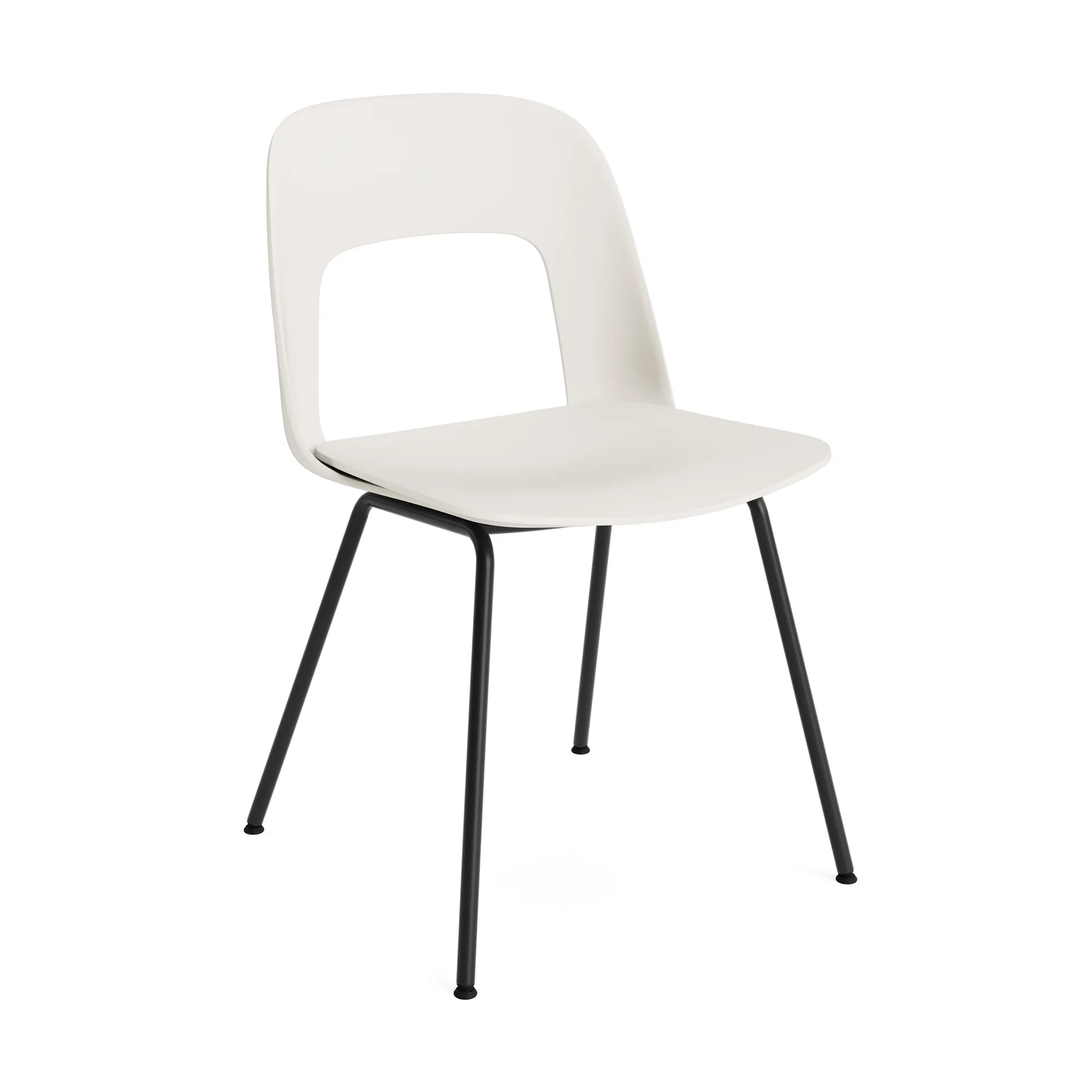 Καρέκλα Layout Chair 111, Cream white-black HAY