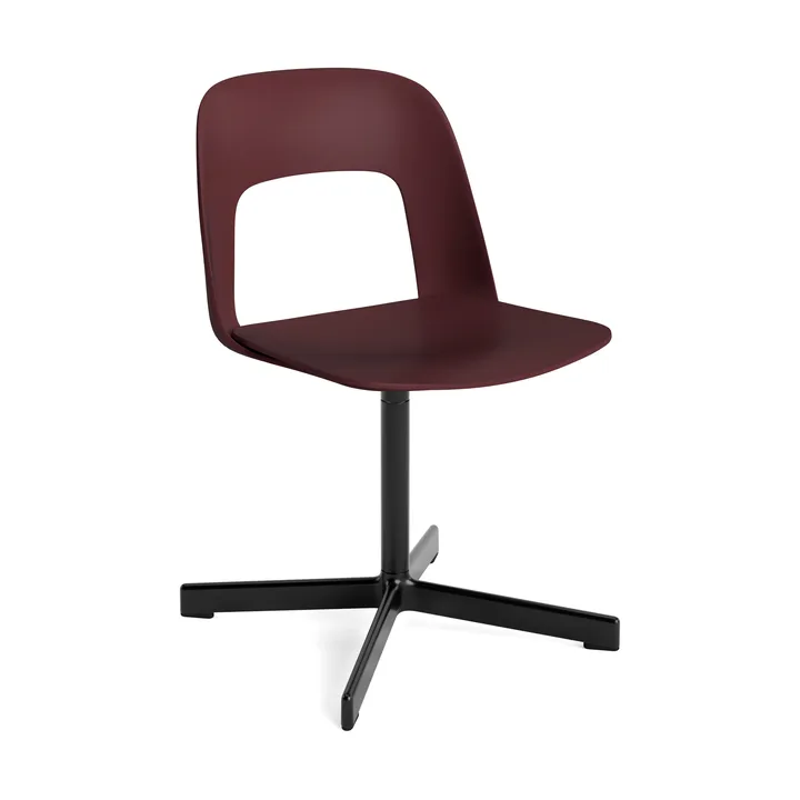 Layout Chair 131 καρέκλα - Bordeaux-black - HAY