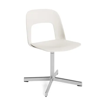 Layout Chair 131 καρέκλα - Cream white-polerad aluminium - HAY
