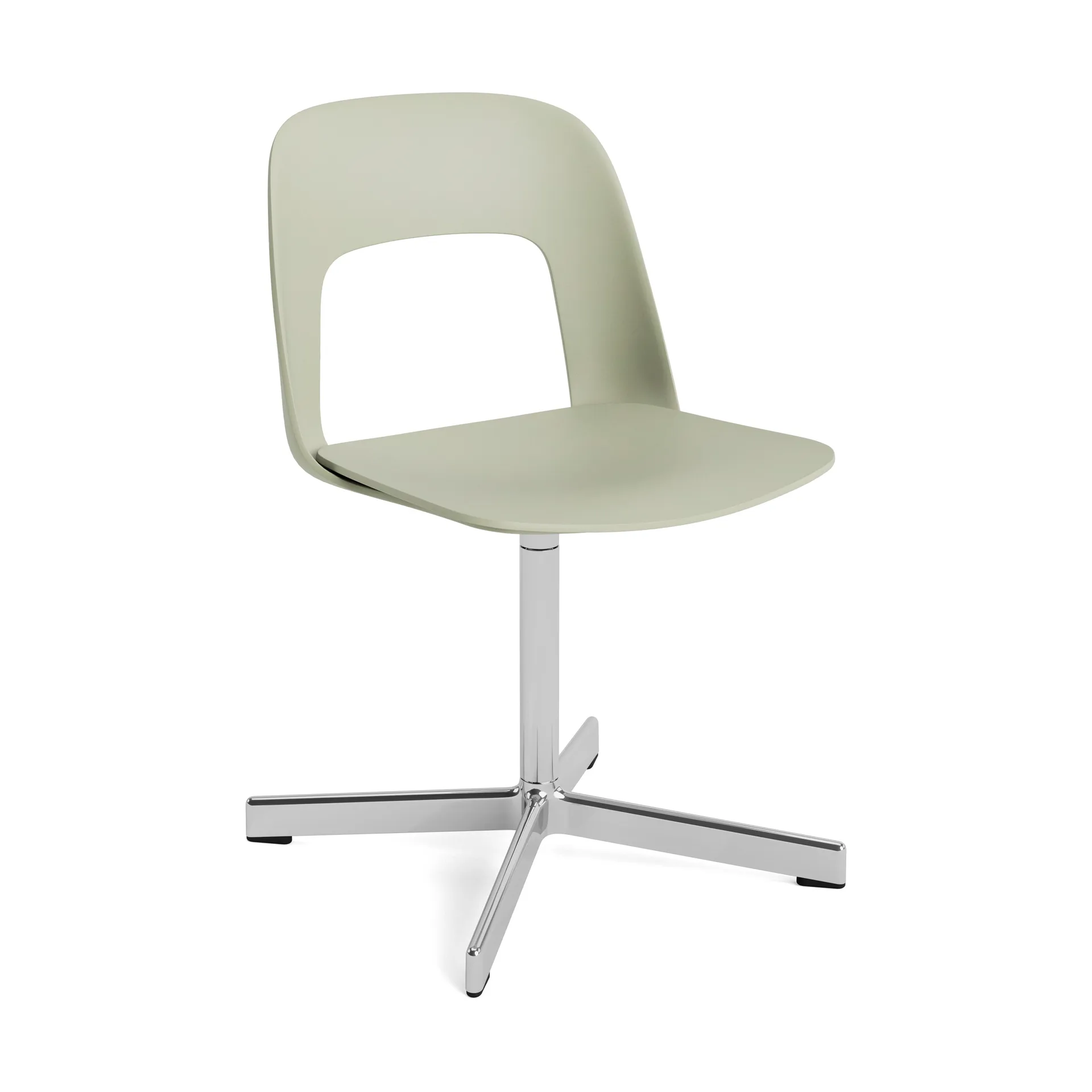Layout Chair 131 καρέκλα, Pastel green-polerad aluminium HAY