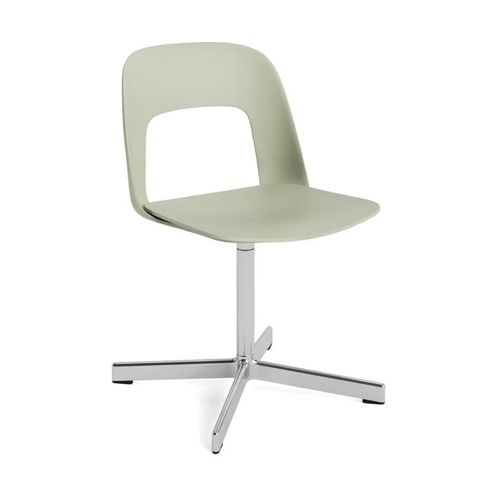 Layout Chair 131 καρέκλα - Pastel green-polerad aluminium - HAY