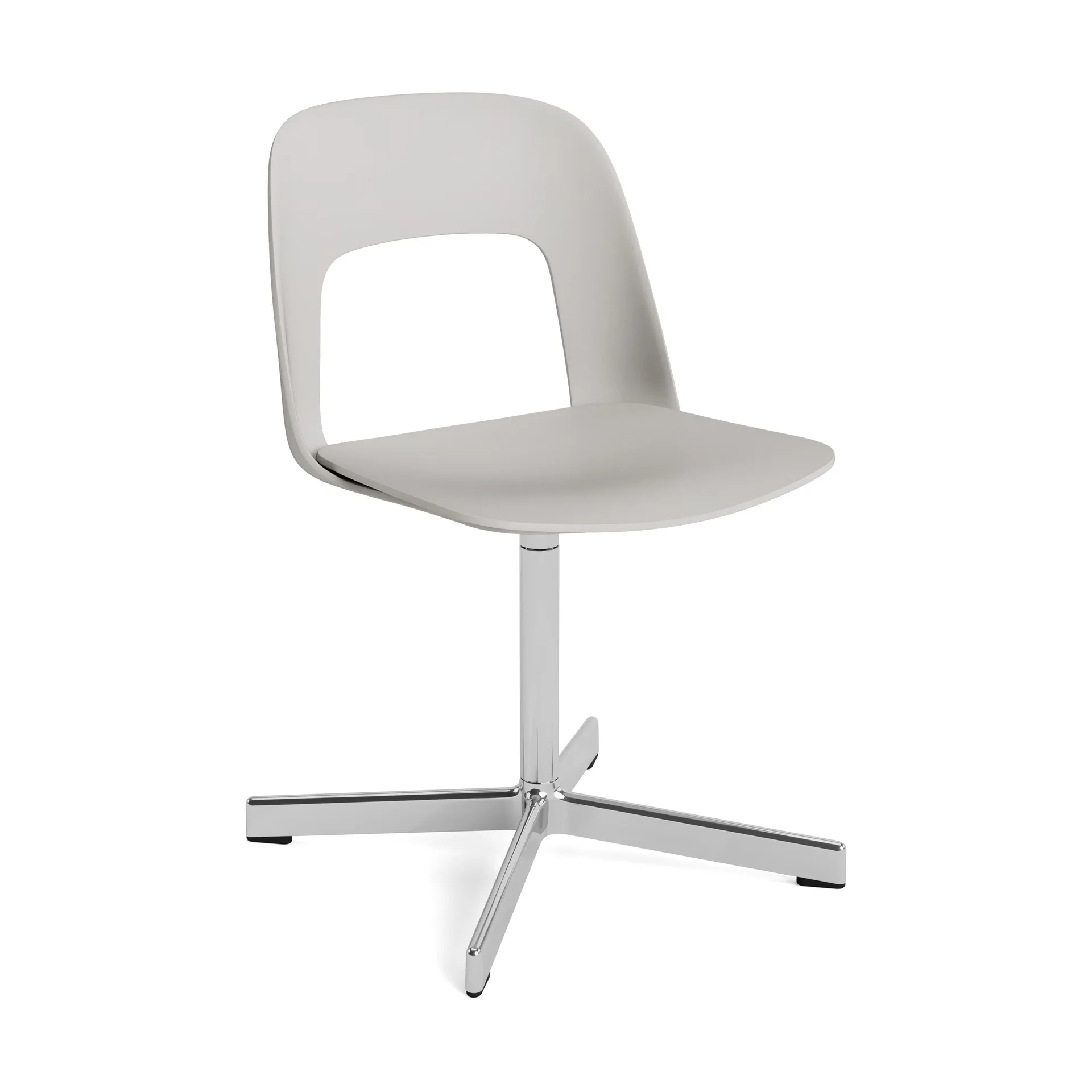 Layout Chair 131 καρέκλα, Sky grey-polerad aluminium HAY