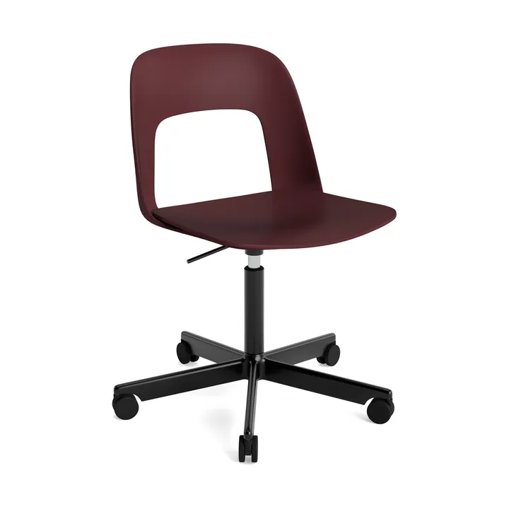 Layout Chair 141 καρέκλα - Bordeaux-black - HAY