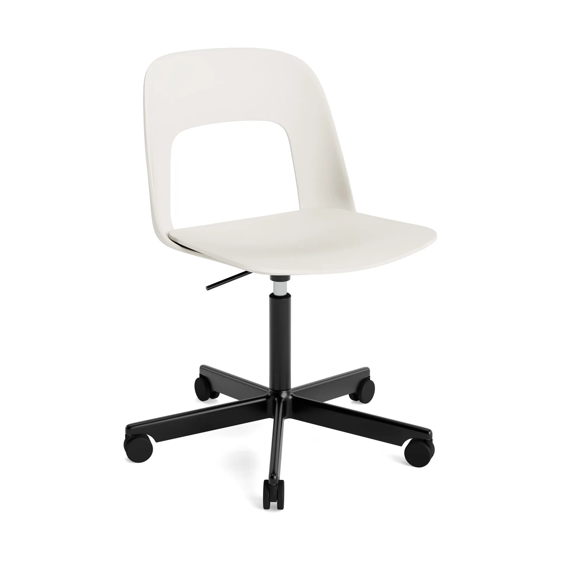 Layout Chair 141 καρέκλα, Cream white-black HAY