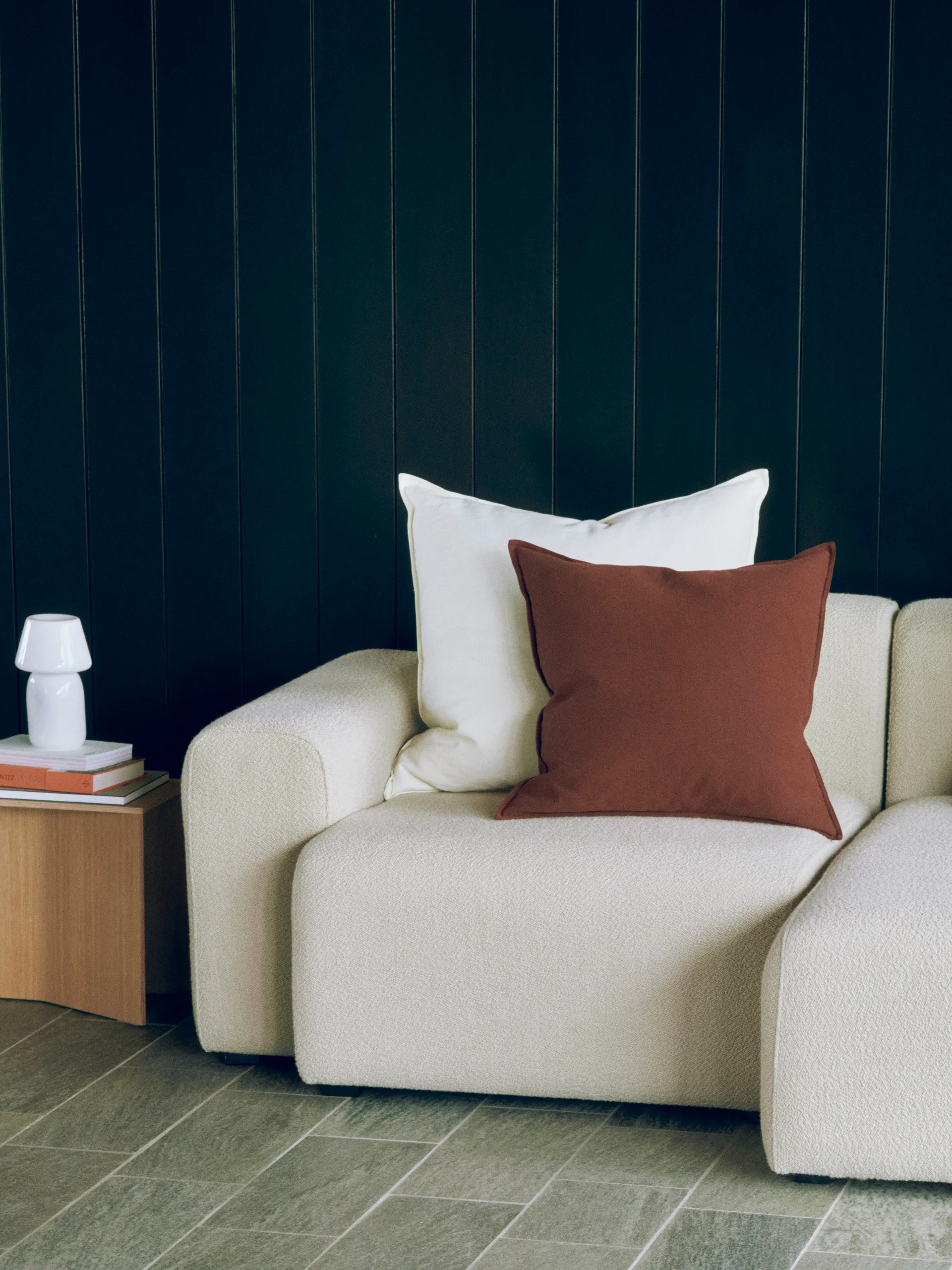 Linen μαξιλάρι 60x60 cm, Cream HAY