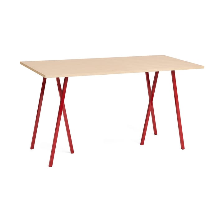 Loop Stand τραπεζαρία μεγάλο 87,5x180 cm - Maroon red-clear lacq. oak - HAY