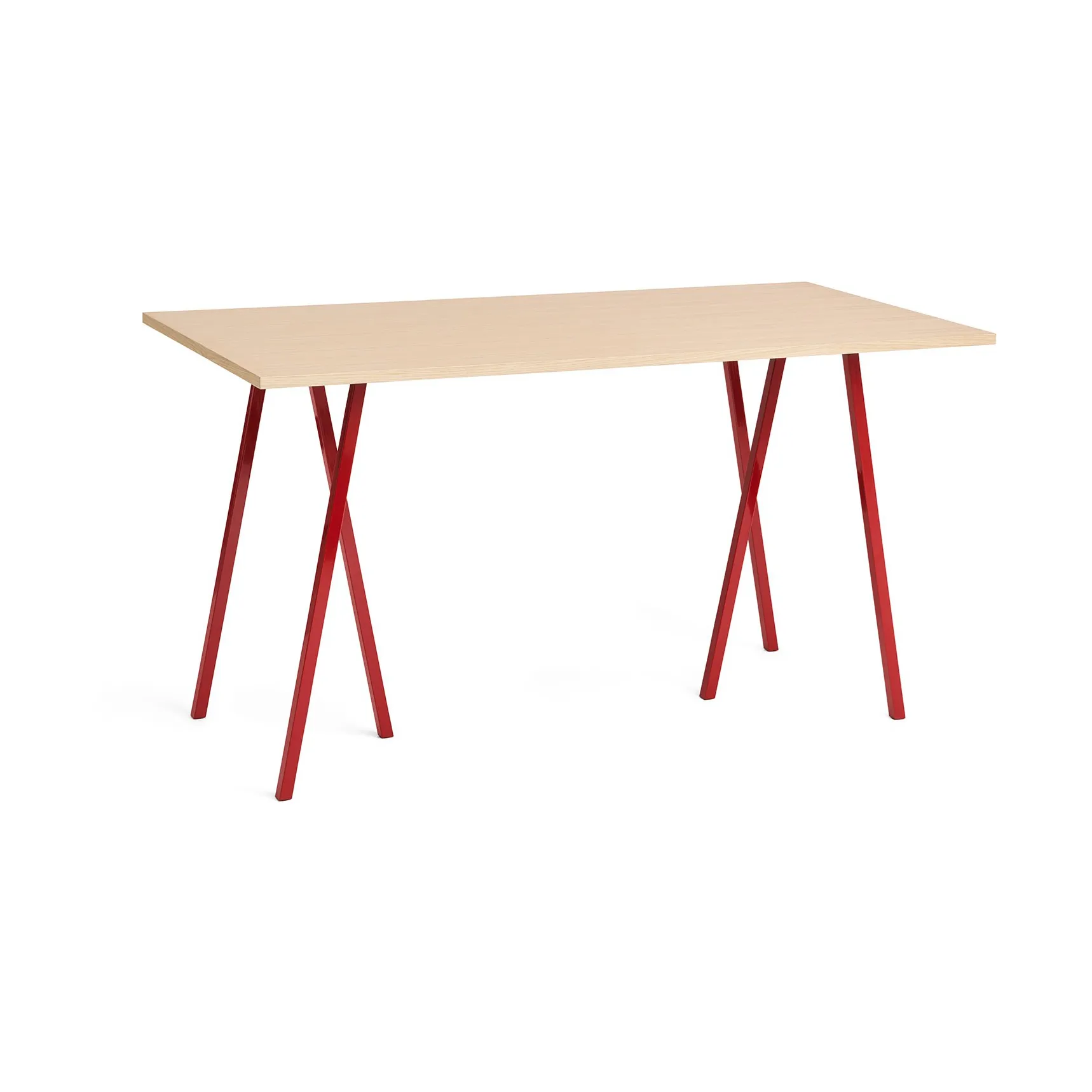 Loop Stand incl. support τραπεζαρία μεγάλο 87,5x180 cm, Maroon red-clear lacq. oak HAY