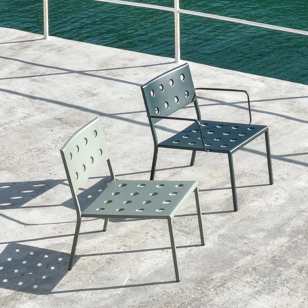 Καρέκλα lounge μπαλκονιού, iron red HAY