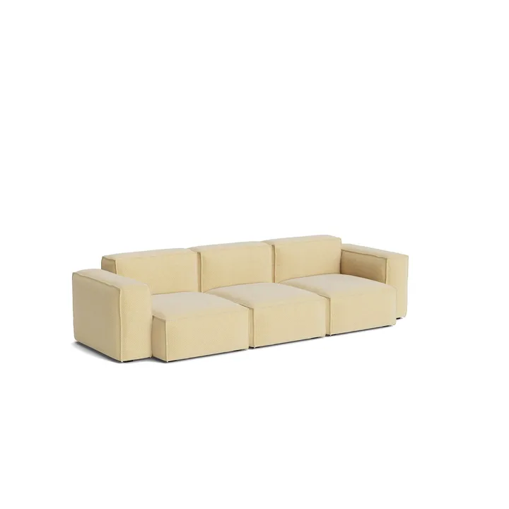 Mags Soft Low Armrest καναπές 2,5 θέσεων συνδυασμός 1 - Tartaglia Ocre white, αφαιρούμενη επένδυση - HAY