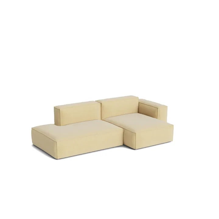 Mags Soft Low Armrest καναπές 2,5 θέσεων συνδυασμός 3 - Tartaglia Ocre white, δεξιά γωνία, αφαιρούμενη επένδυση - HAY