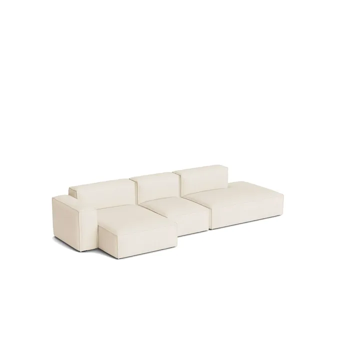 Mags Soft Low Armrest καναπές 2,5 θέσεων συνδυασμός 3 - Turf cream, αριστερή γωνία, αφαιρούμενη επένδυση - HAY