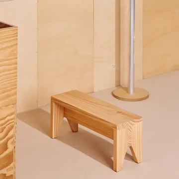 Manolito Long σκαμπό - Natural, 60 cm - HAY