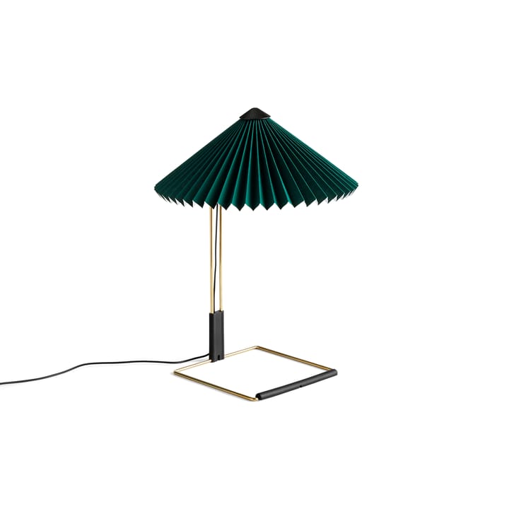 Matin επιτραπέζιο φωτιστικό Ø 30 cm - Πράσινο καπέλο - HAY