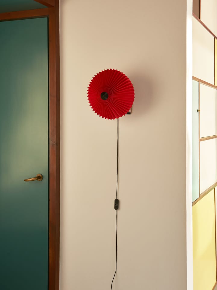 Matin φωτιστικό τοίχου 30 cm, Καπέλο κόκκινο της σκουριάς HAY