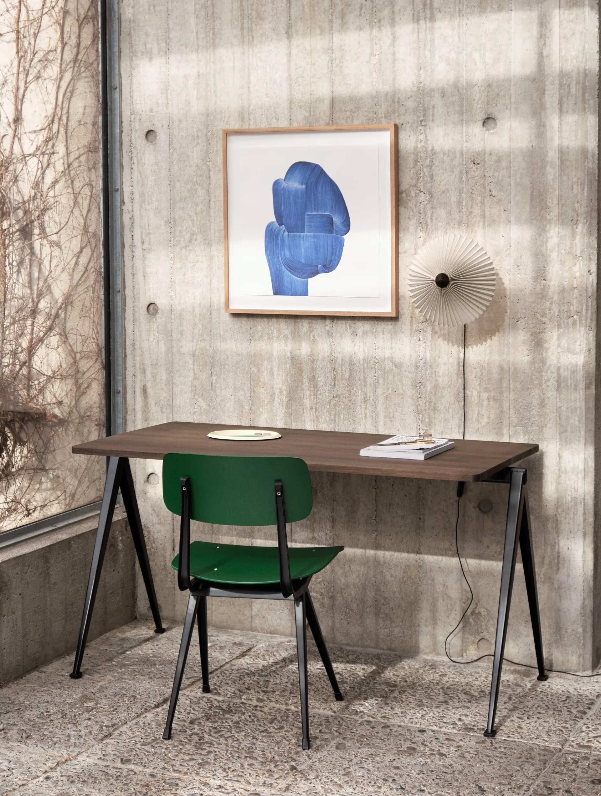 Matin φωτιστικό τοίχου 30 cm, Λευκό καπέλο HAY