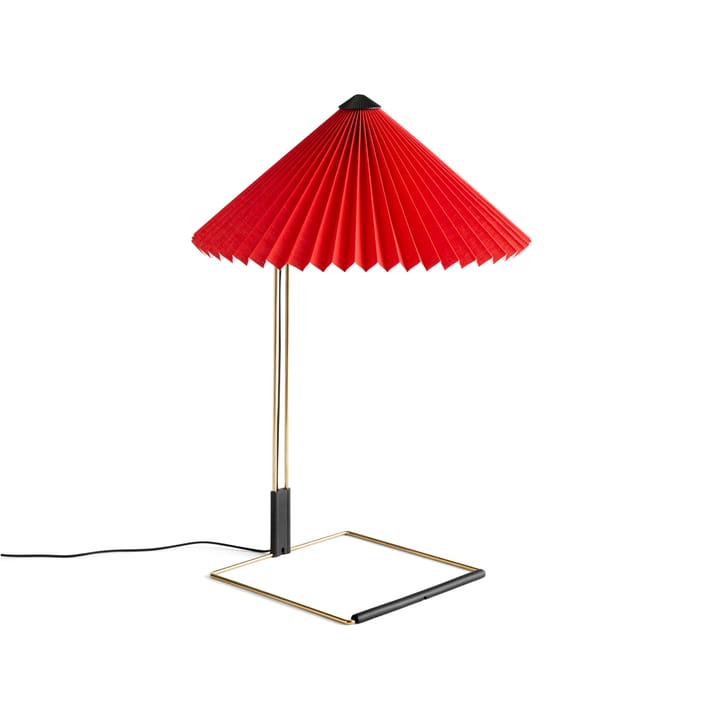 Matin επιτραπέζιο φωτιστικό Ø 38 cm - Φωτεινό κόκκινο καπέλο - HAY