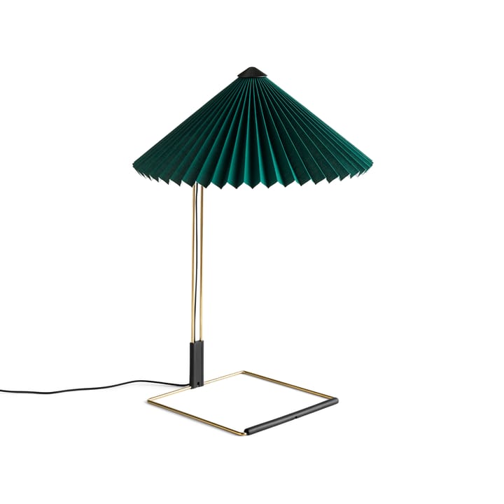 Matin επιτραπέζιο φωτιστικό Ø 38 cm - Πράσινο καπέλο - HAY