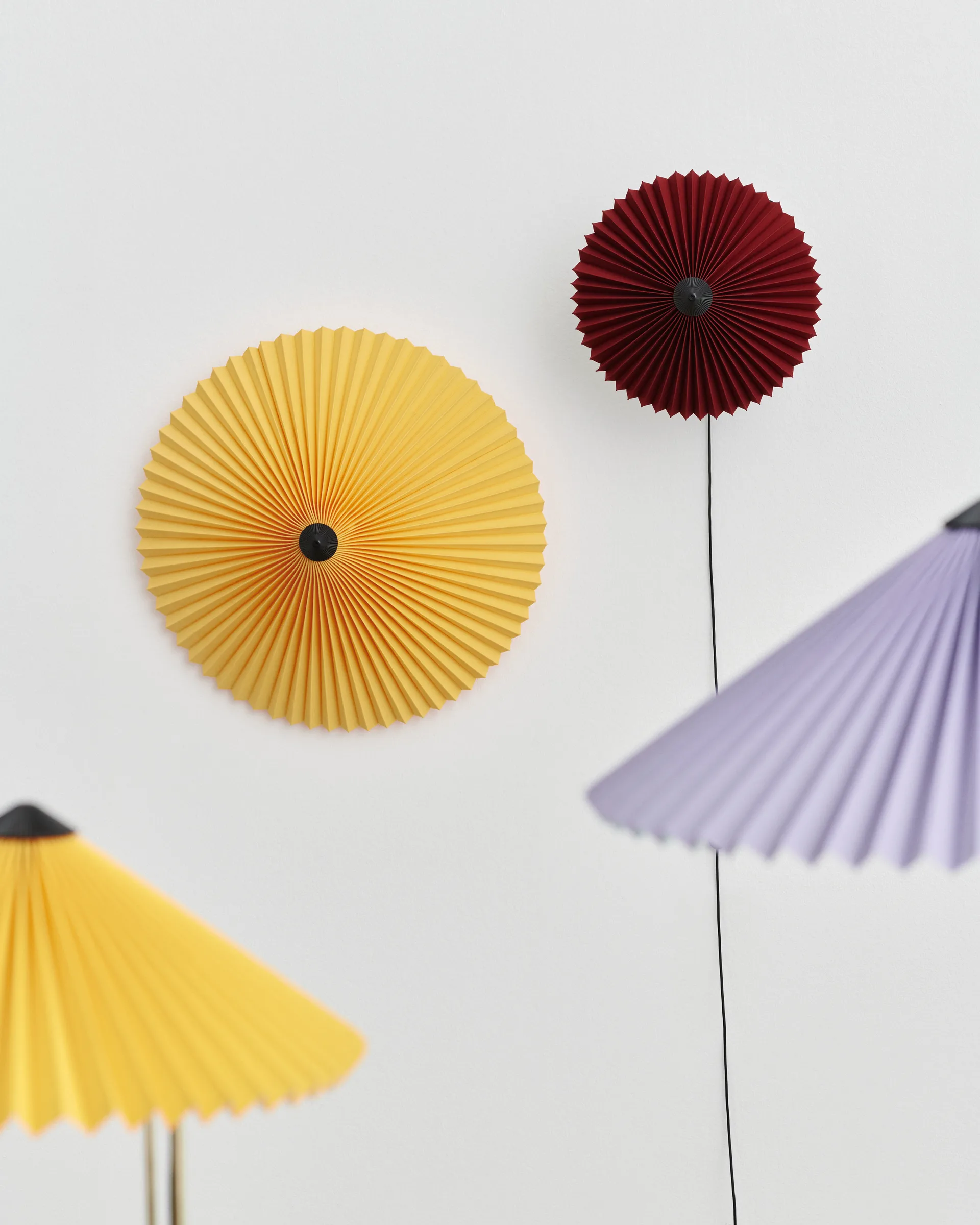 Matin flush φωτιστικό οροφής Ø 50 cm, Κίτρινο καπέλο HAY