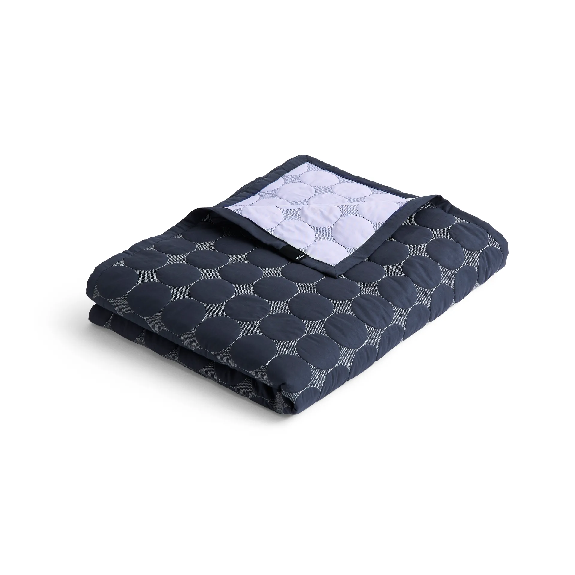 Mega Dot ριχτάρι organic 195x245 cm, Midnight blue HAY