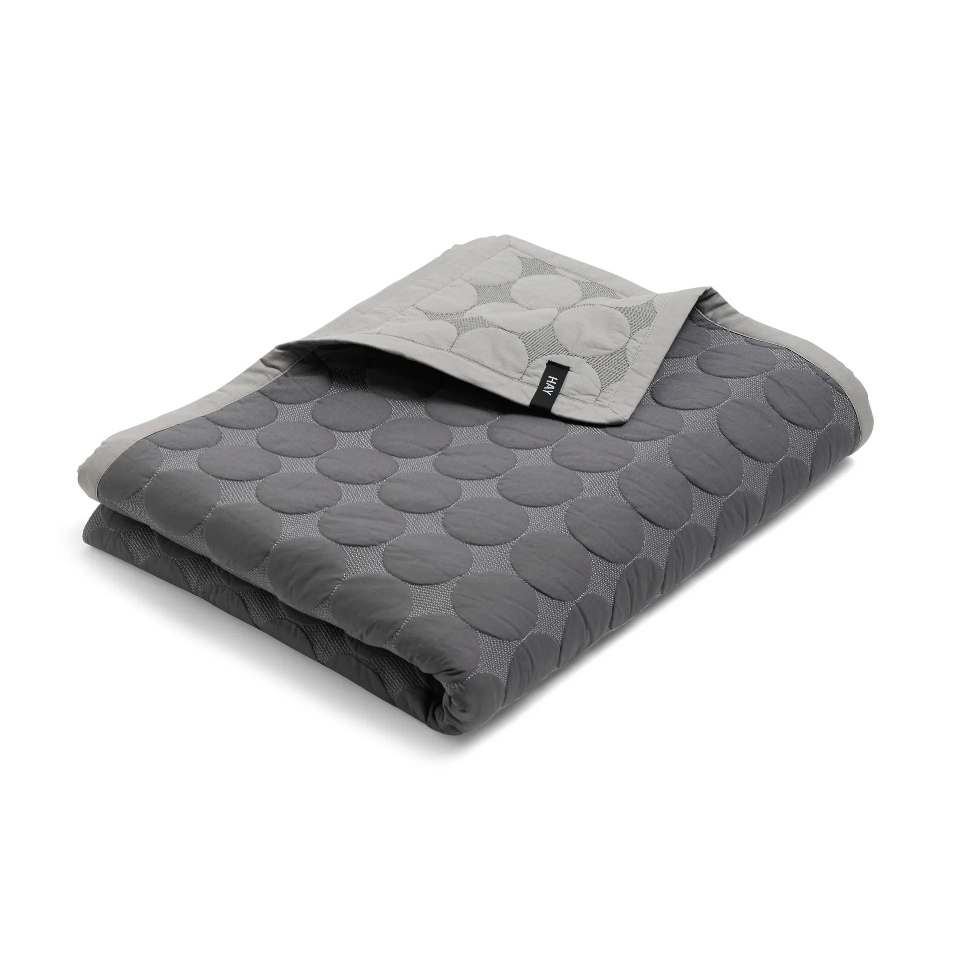 Κουβερλί Mega Dot organic 235x245 cm, Dark grey HAY