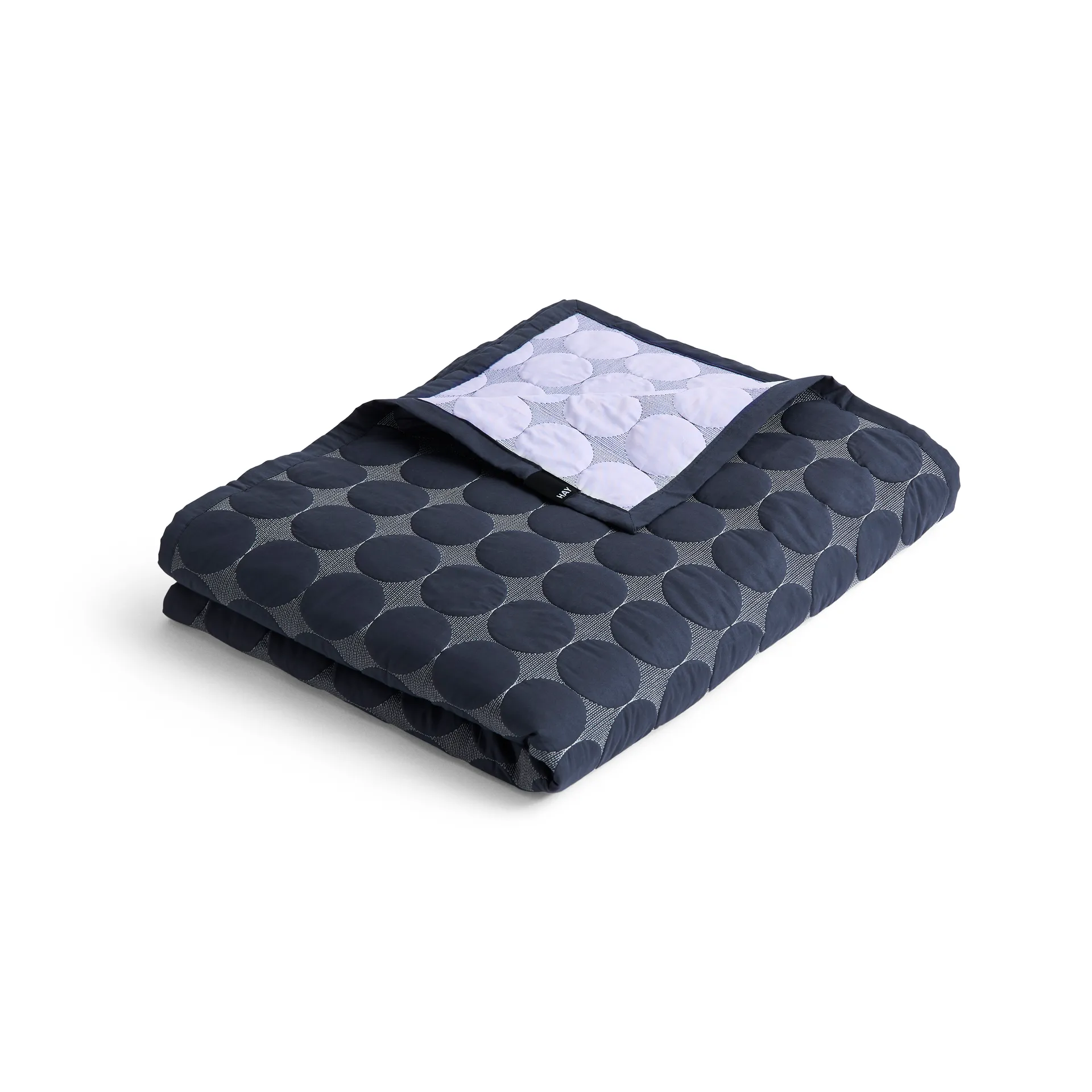 Mega Dot ριχτάρι organic 235x245 cm, Midnight blue HAY