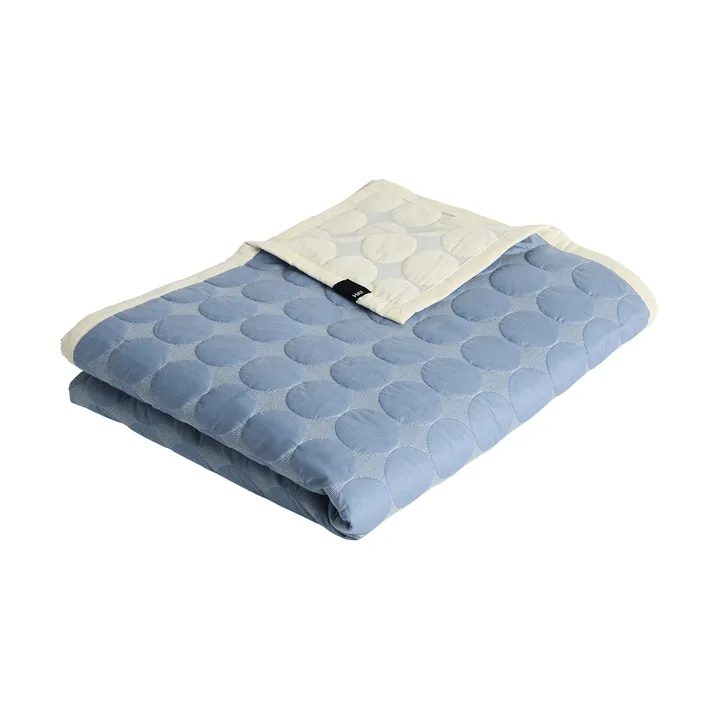 Mega Dot κάλυμμα κρεβατιού organic 260x260 cm - Dusty blue - HAY